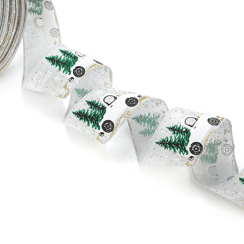 Wholesale Christmas Imitation Hemp Woven Ribbons, Automotive Ribbons, and Ribbons