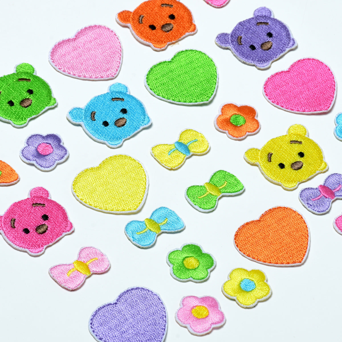 Wholesale Cute Cartoon Cloth Patches For Kids Clothing Repair Colorful DIY Applique Everyday Use Gift