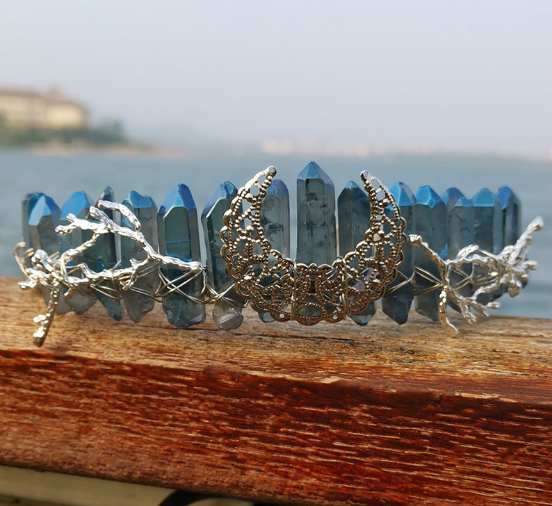 Wholesale Crystal Rainbow Crown Headband