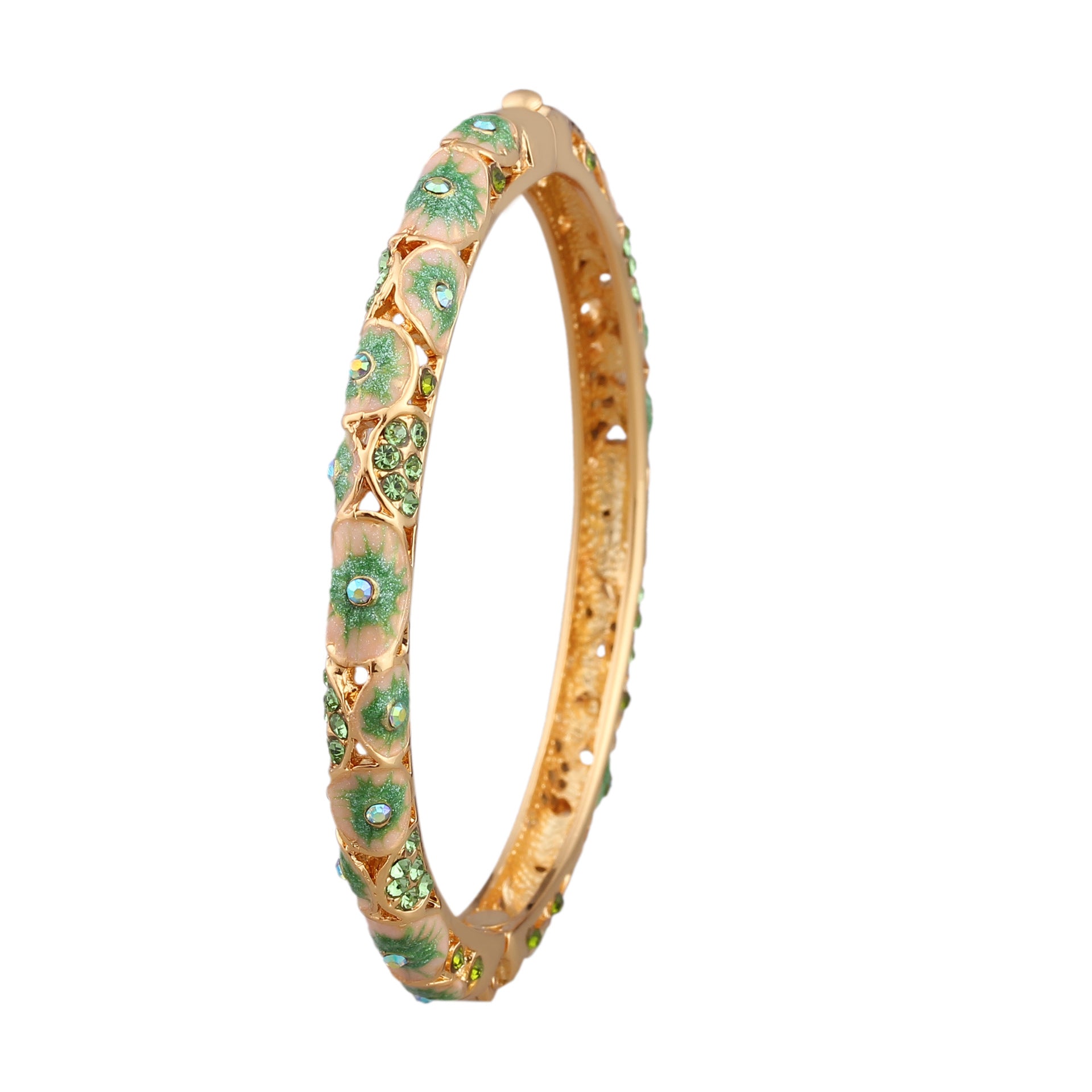 Wholesale  Retro Hollow Enamel Gold-plated  Cloisonne Bracelet
