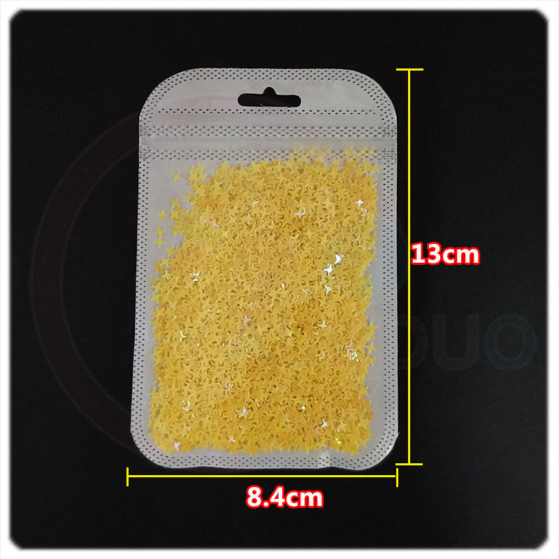 Wholesale 4MM four-cornered cross star pearl sequins