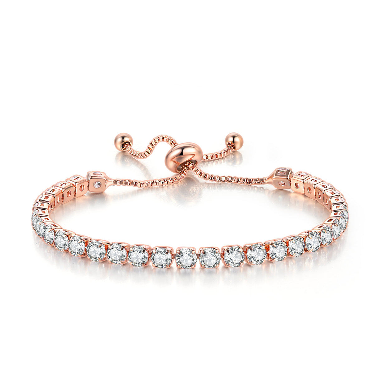 Wholesale Full CZ Adjustable Bracelet