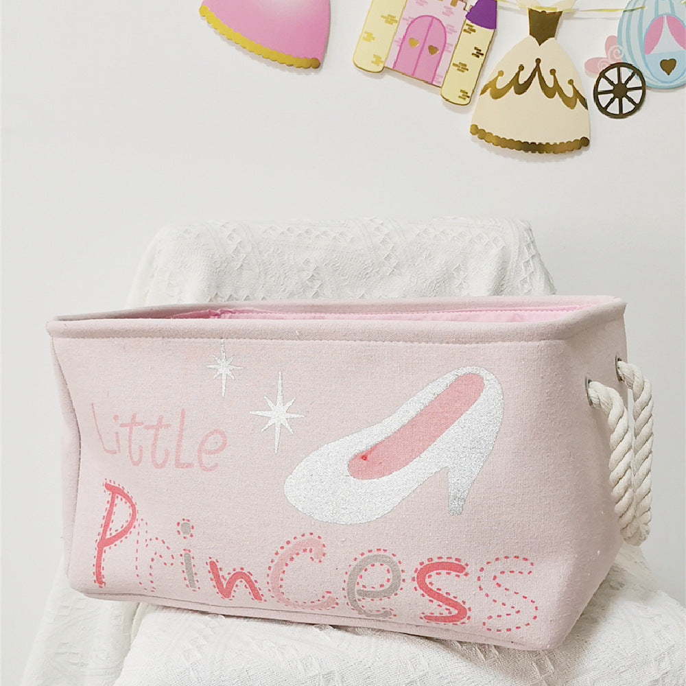 Wholesale Canvas Castle Princess Storage Basket