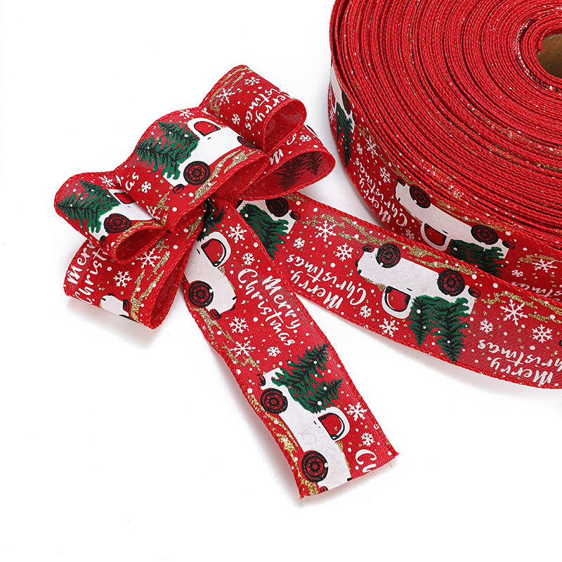 Wholesale Christmas Imitation Hemp Woven Ribbons, Automotive Ribbons, and Ribbons