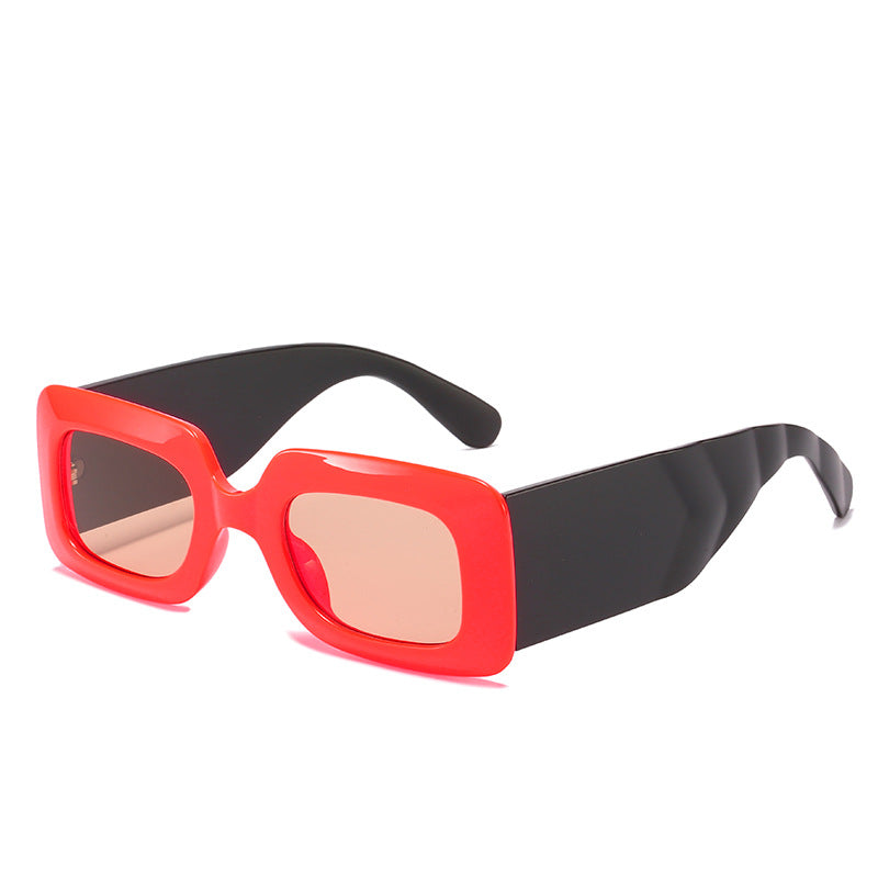 Wholesale Square Frame Wide Leg Wide Sunglasses