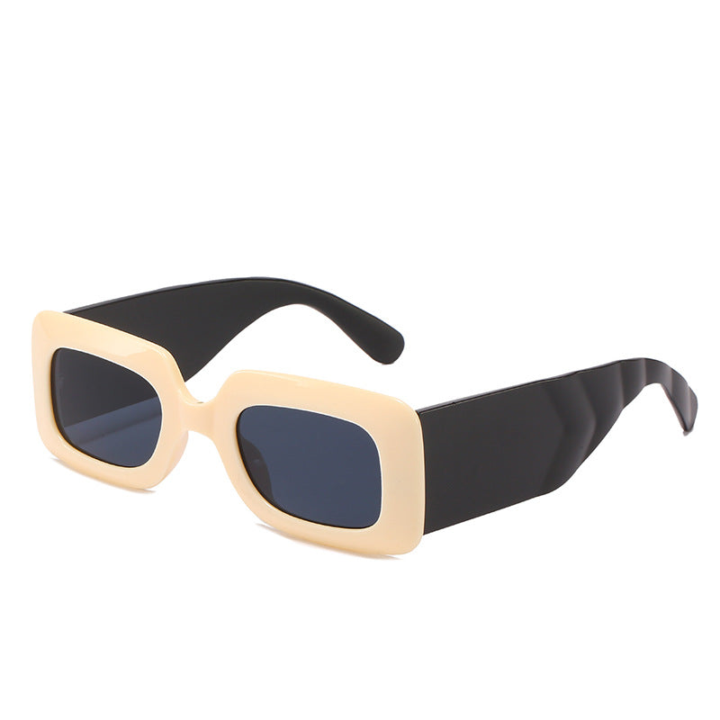 Wholesale Square Frame Wide Leg Wide Sunglasses