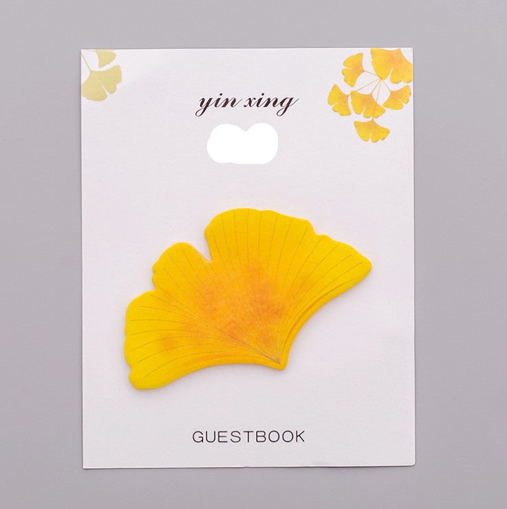 Wholesale Fresh artificial leaf message sticker