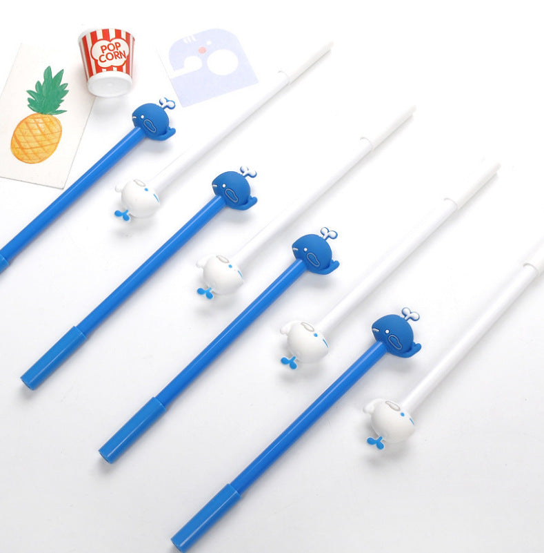 Wholesale 10PCS Plastic Whale Gel Pen