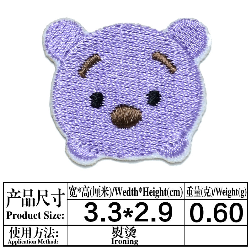 Wholesale Cute Cartoon Cloth Patches For Kids Clothing Repair Colorful DIY Applique Everyday Use Gift