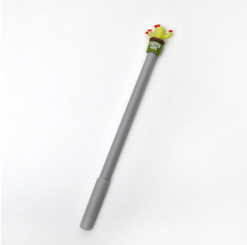 Plástico de plástico al por mayor Cactus gel pluma