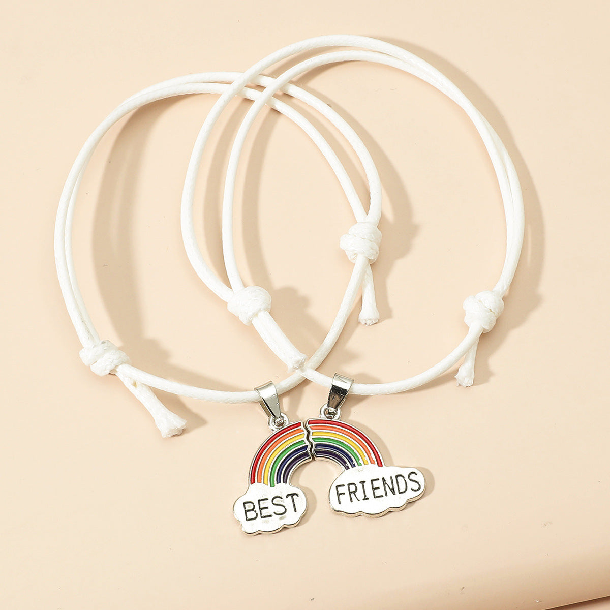 Wholesale best friends Rainbow Bracelet