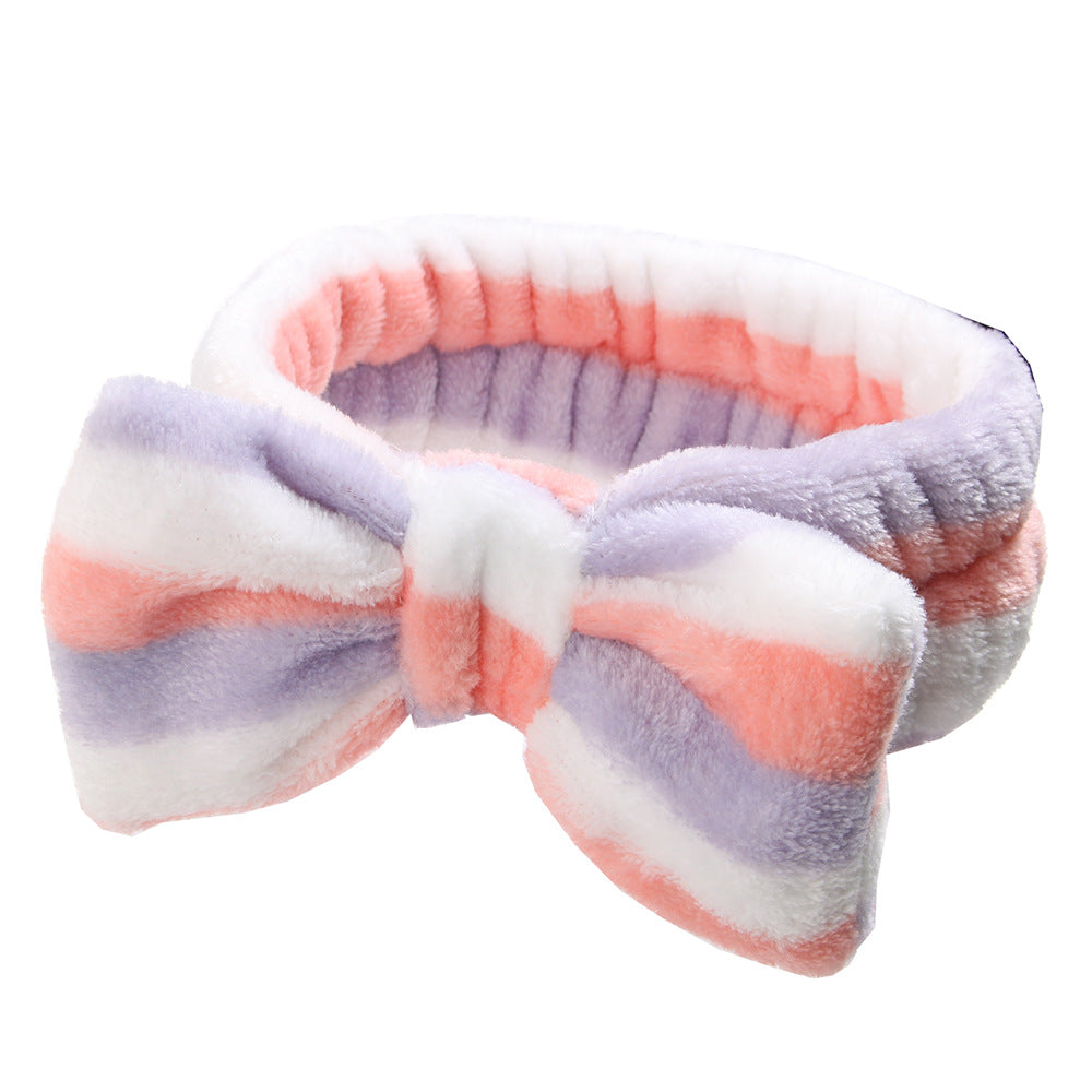 Wholesale Bow Set Makeup Bathing Fabric Headband
