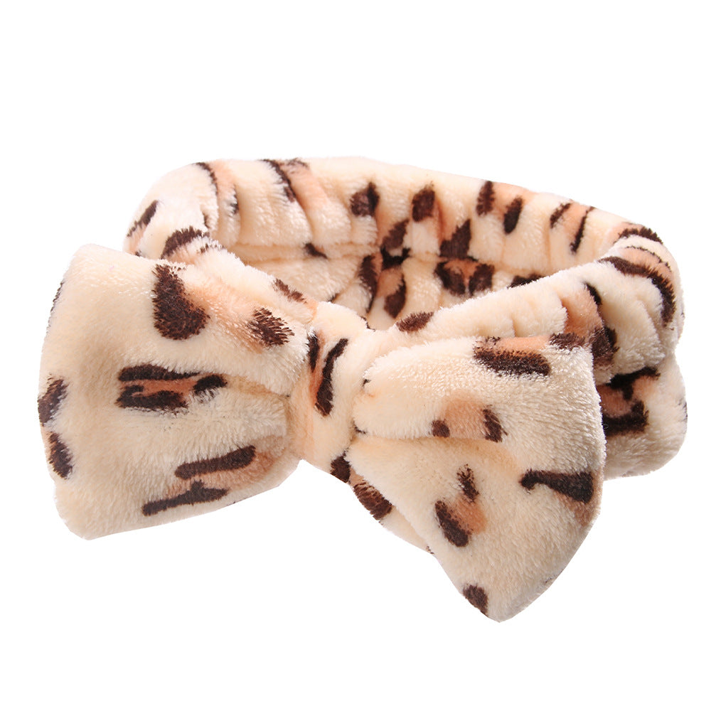 Wholesale Bow Set Makeup Bathing Fabric Headband