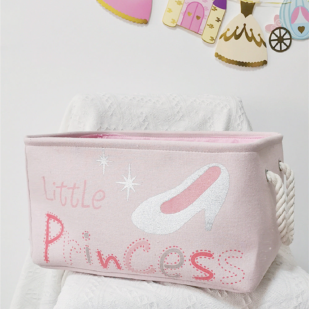 Wholesale Canvas Castle Princess Storage Basket