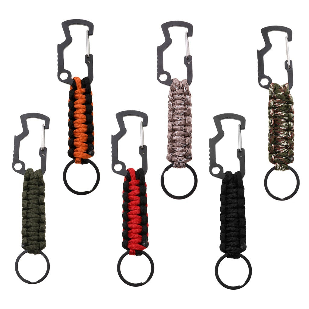 Wholesale Weaving of Outdoor Mountain Climbing Buckles and Keychains
