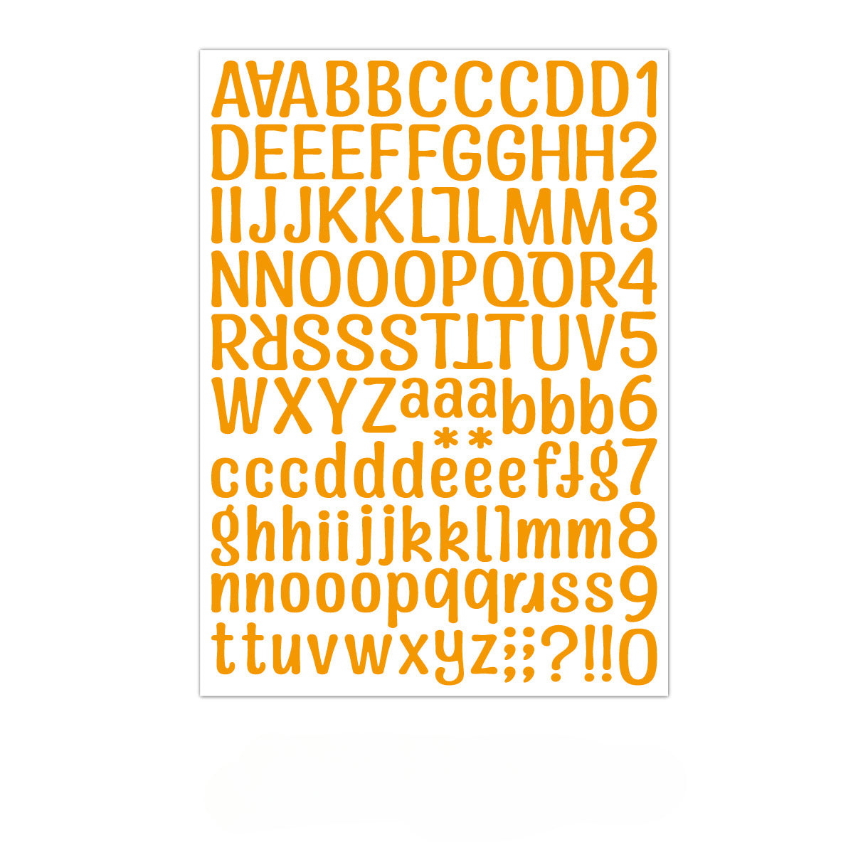 Wholesale 24PCS/PACK Self-adhesive DIY Letter Stickers