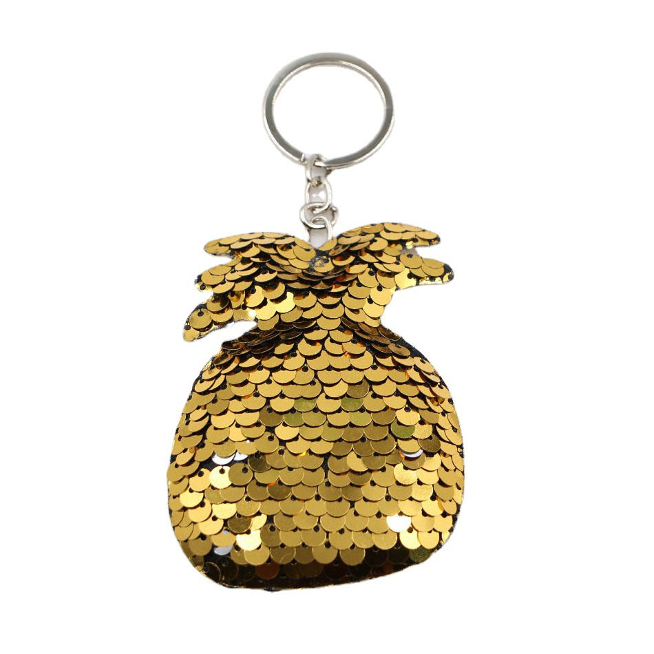 Wholesale Decorative Cactus Sequined Bag Charm Luminous Car Keychain Accessory Mermaid Green Modern Women S Pendant For Resale