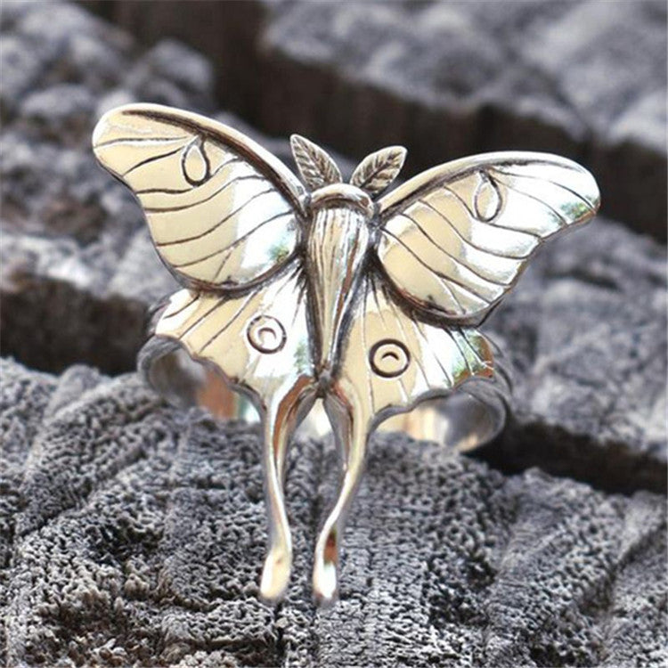 Wholesale Alloy Vintage Butterfly Ring Animal Ring