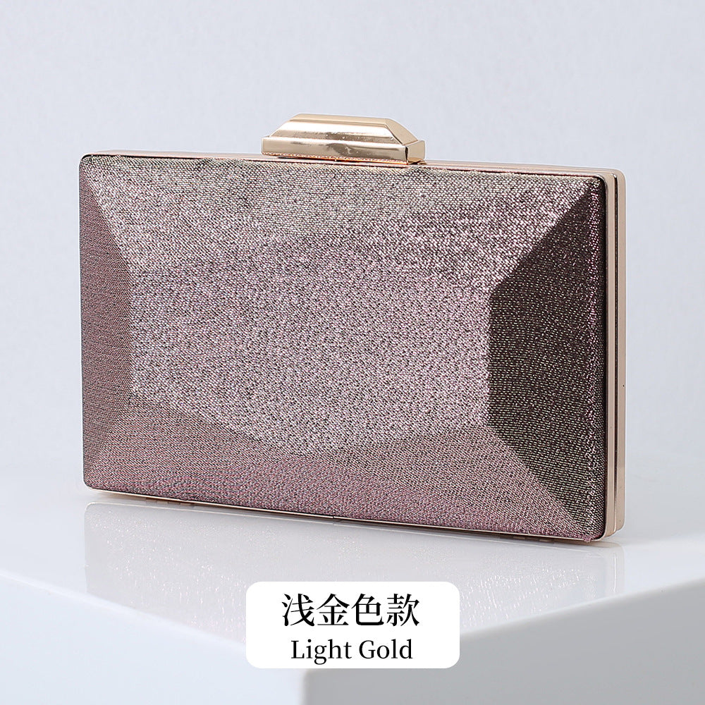 Wholesale 3D Geometry Versatile Gradient Color Silk Simple Handbag