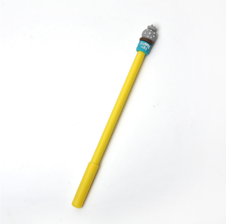 Plástico de plástico al por mayor Cactus gel pluma