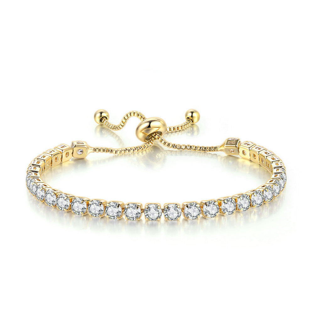 Wholesale Full CZ Adjustable Bracelet