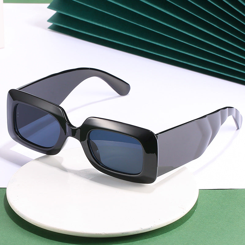 Wholesale Square Frame Wide Leg Wide Sunglasses