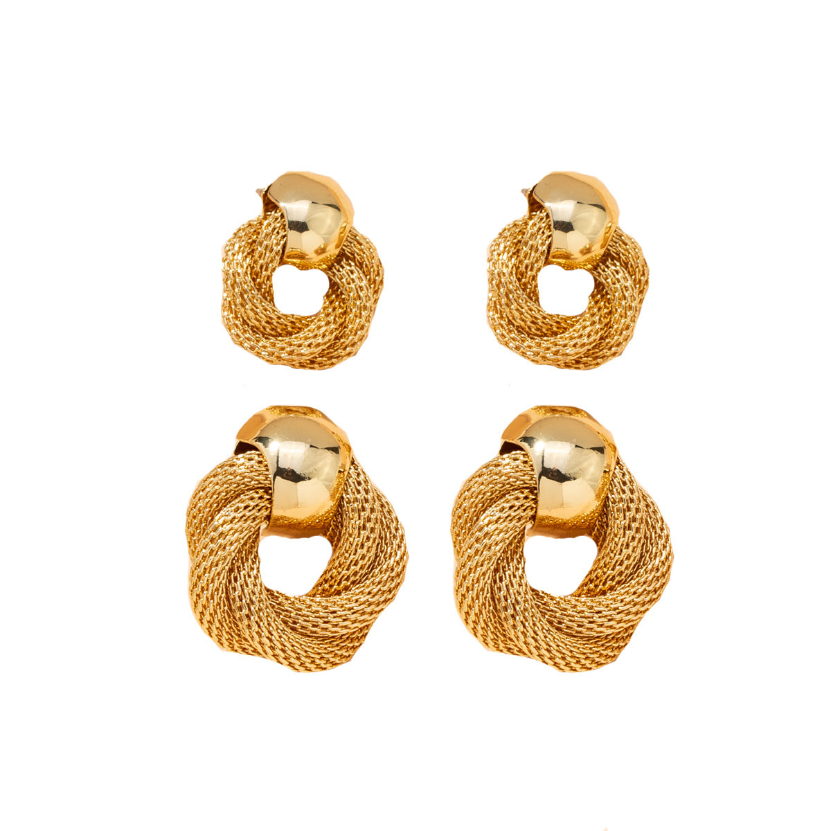 Wholesale Vintage Simple Metal Earrings