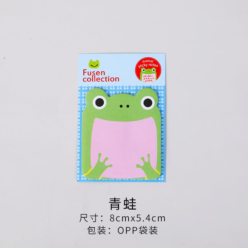 Wholesale Colorful cute cartoon animal sticky notes