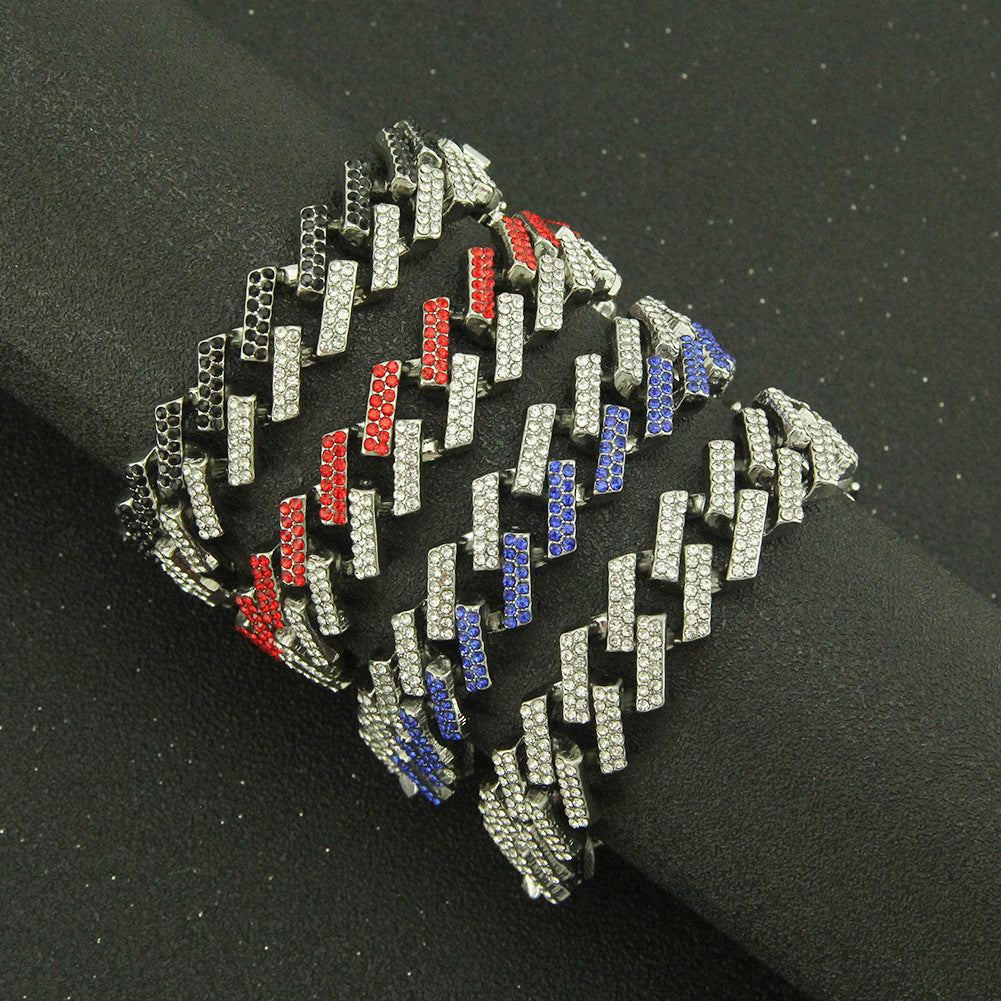 Wholesale Hip Hop Cuban Alloy Bracelet