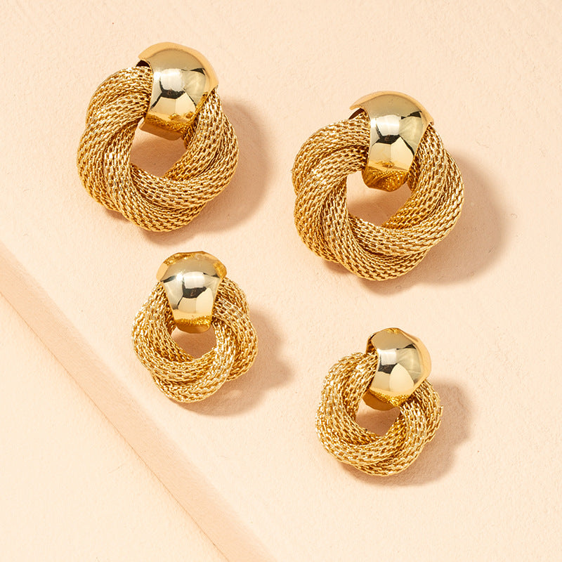 Wholesale Vintage Simple Metal Earrings