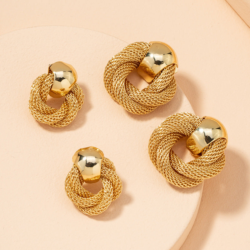 Wholesale Vintage Simple Metal Earrings