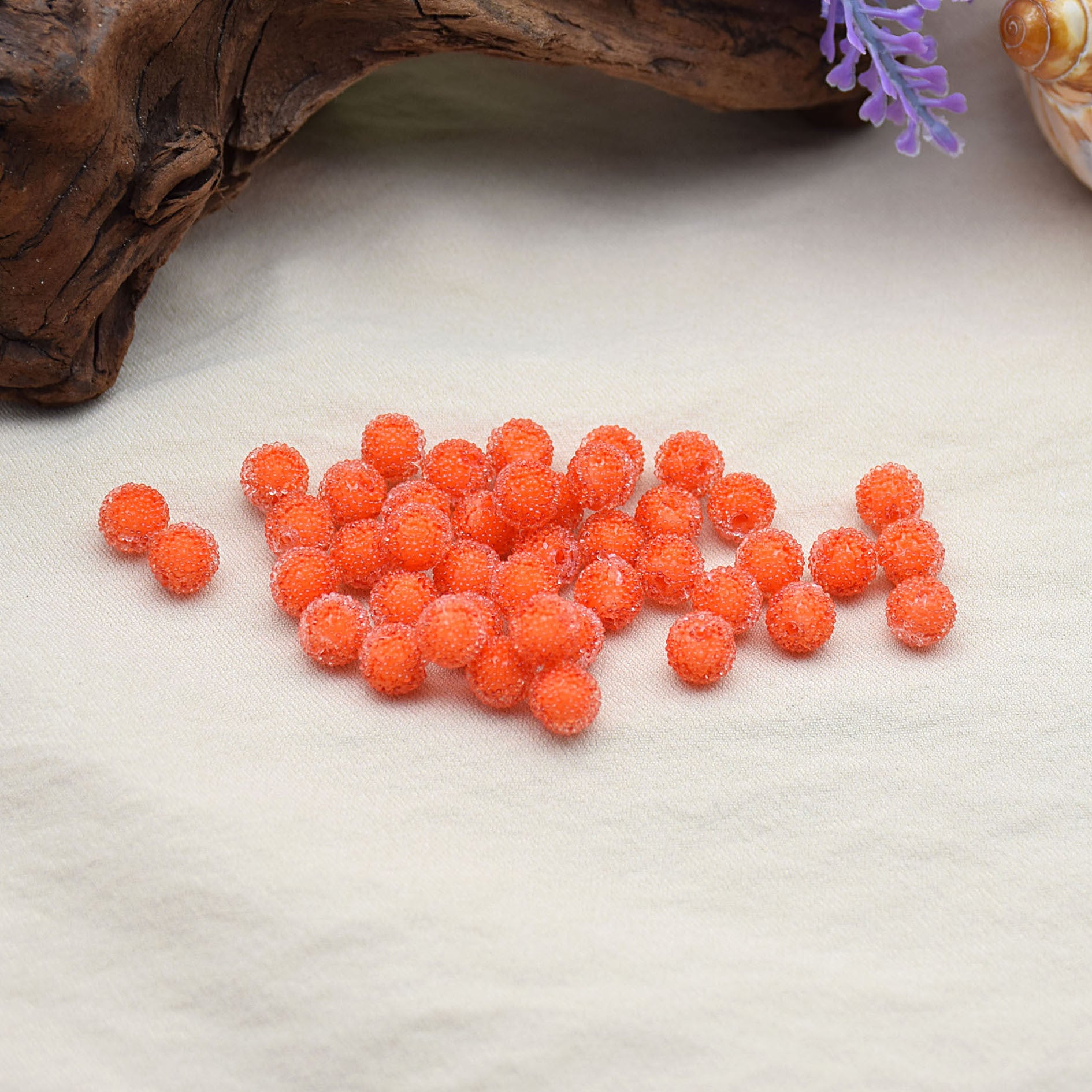 Wholesale DIY Resin 8mm Mini Colorful Candy Beads
