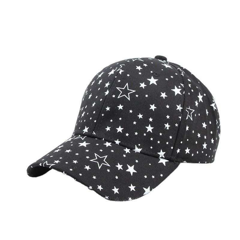 Wholesale Pentagram Printed Cotton Baseball Caps