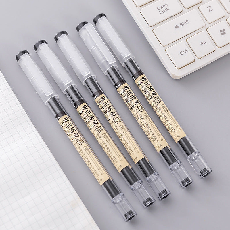 Plástico al por mayor al azar una pluma de gel negra