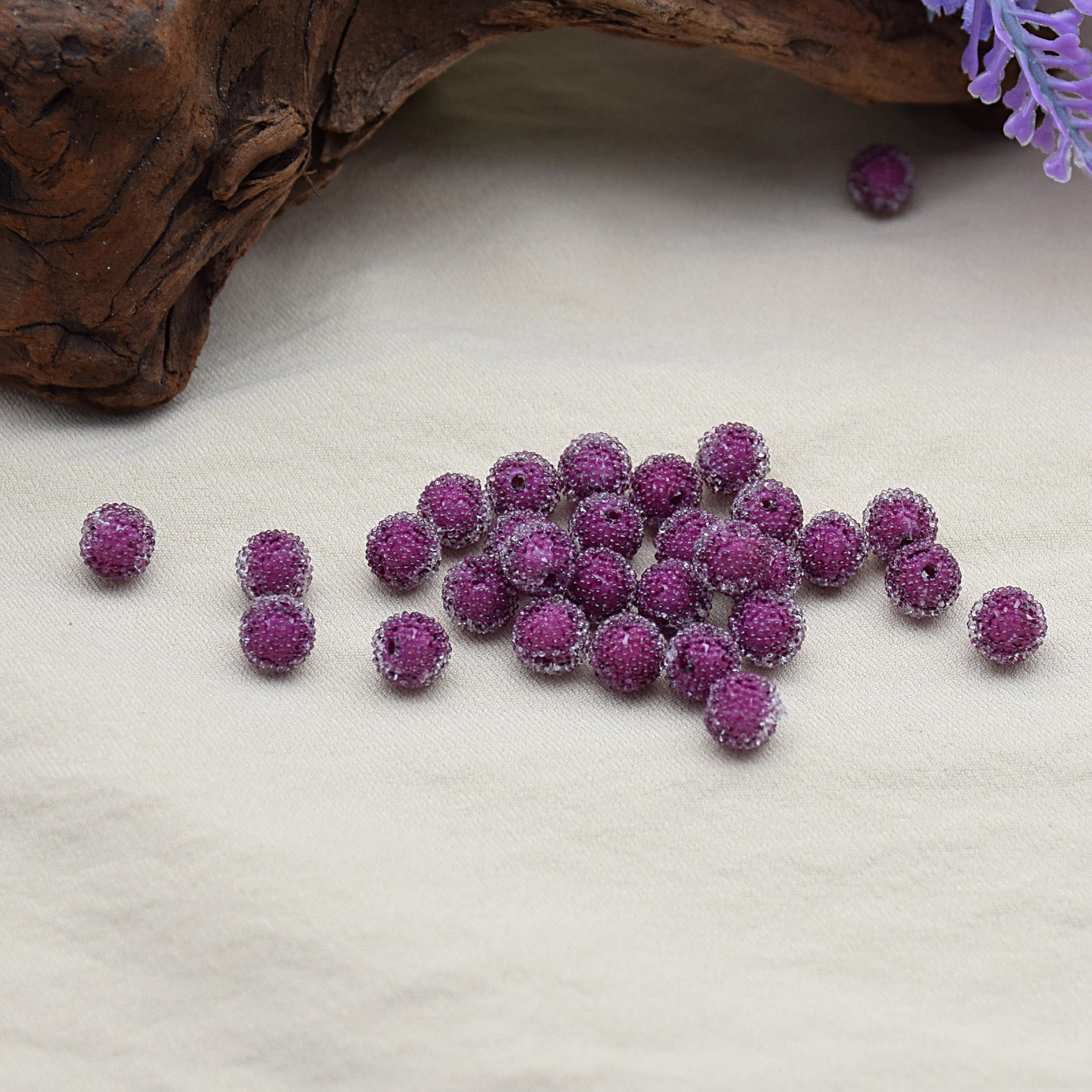 Wholesale DIY Resin 8mm Mini Colorful Candy Beads