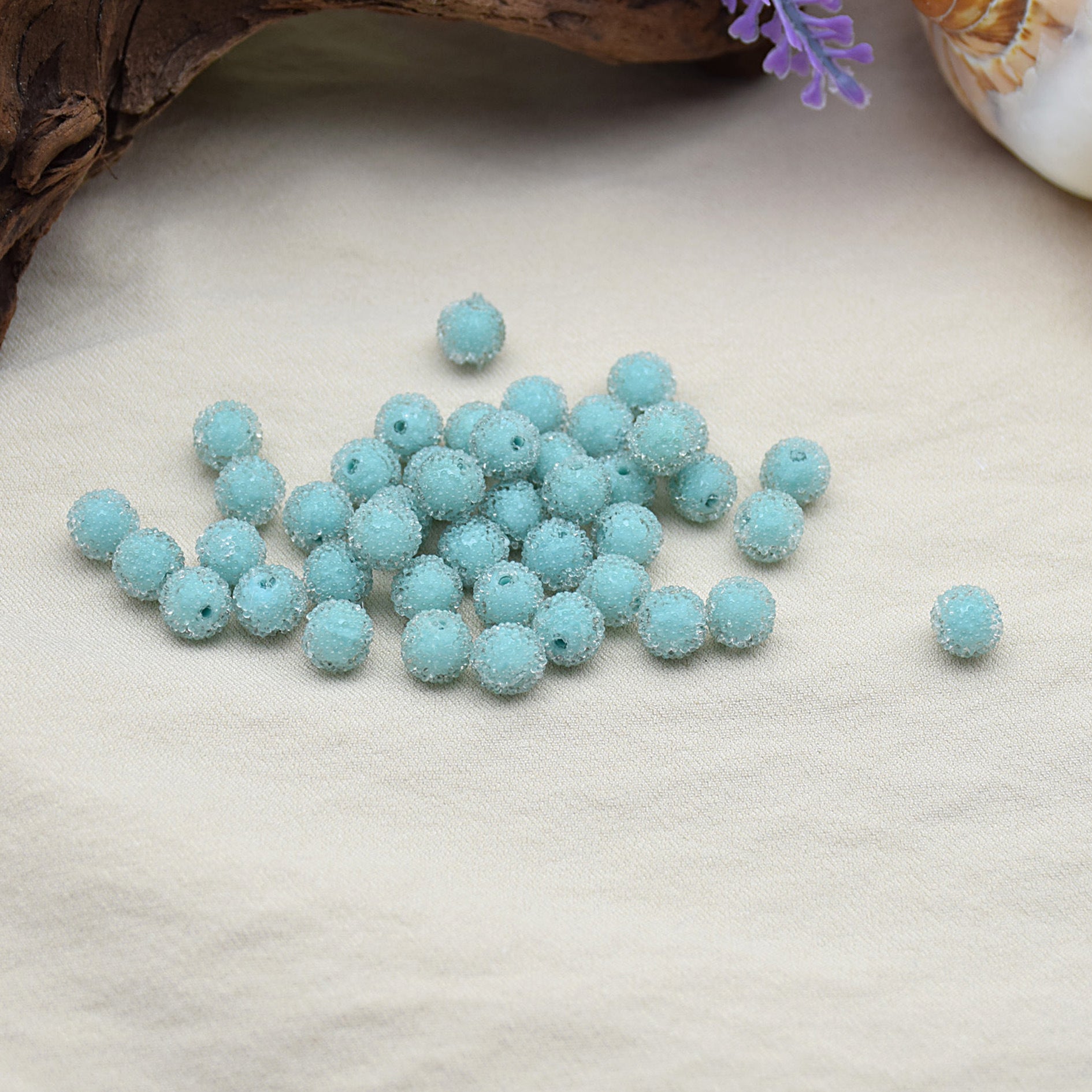 Wholesale DIY Resin 8mm Mini Colorful Candy Beads