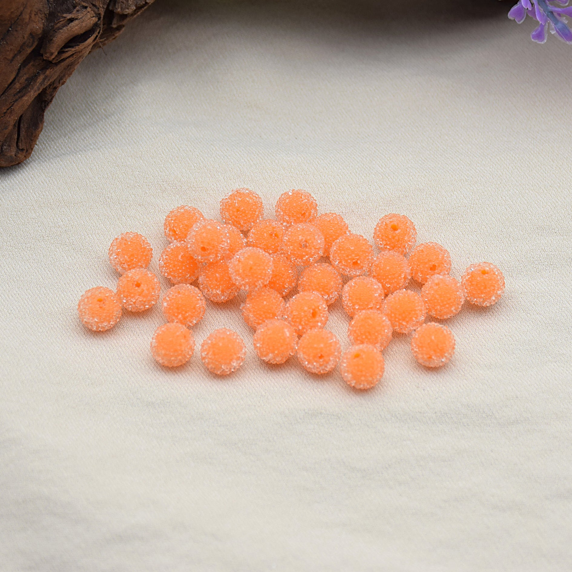 Wholesale DIY Resin 8mm Mini Colorful Candy Beads