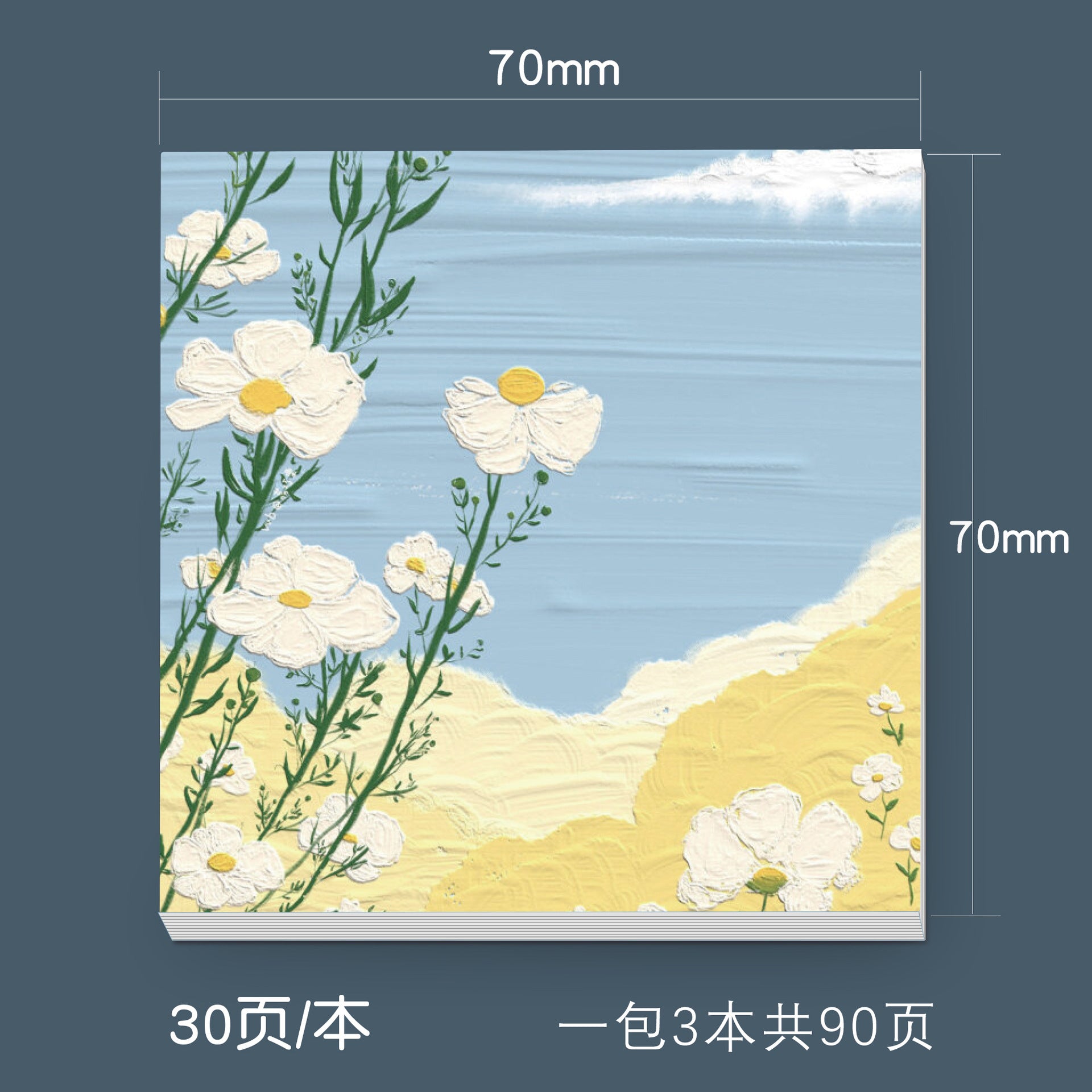 Wholesale 10pcs Creative Scenery Post-it Notes for Students Cute Carry-on