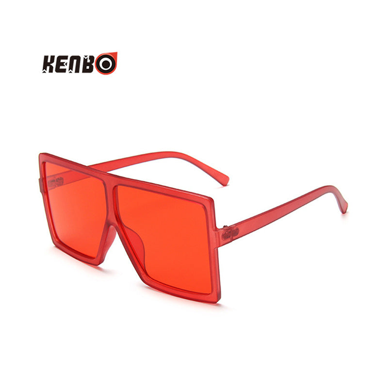 Wholesale Colorful oversized square frame sunglasses