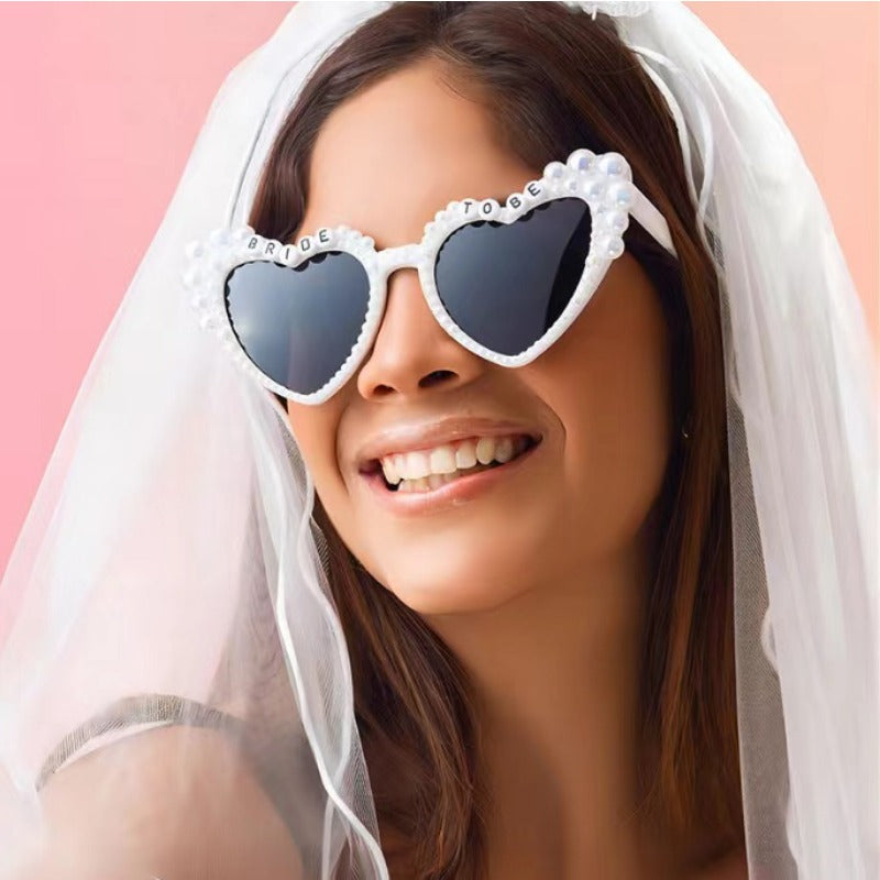 Wholesale Love Heart High-end Sun Protection Party Sunglasses
