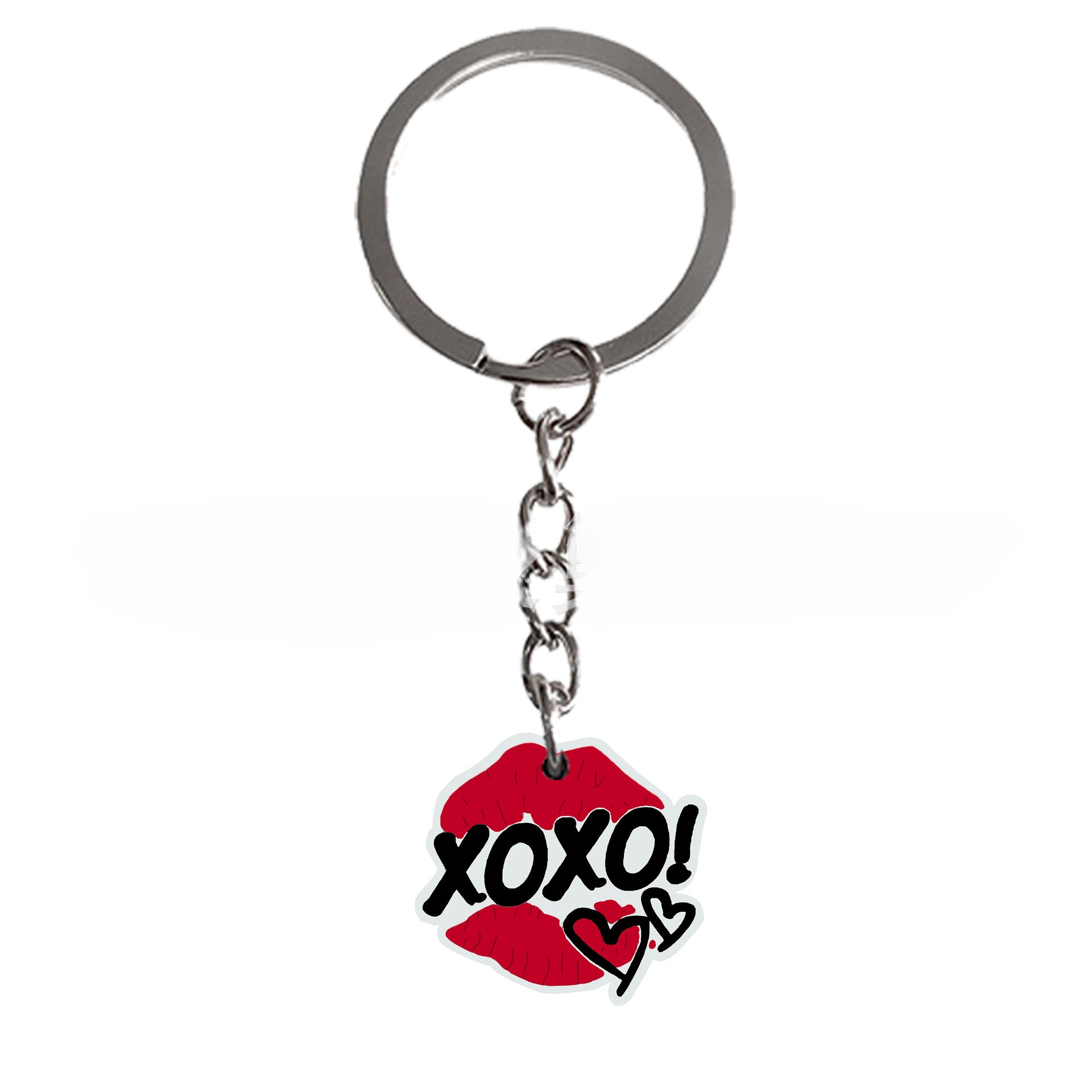 Wholesale 50PCS Pink Valentine's Day PVC Keychain