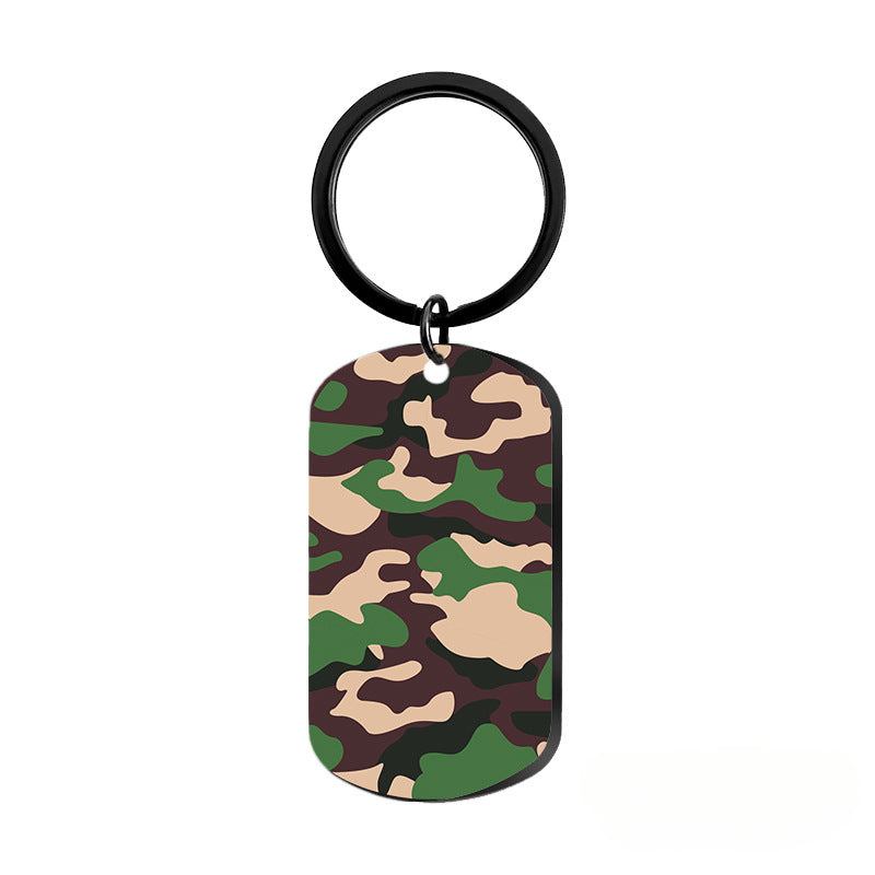 Wholesale Camouflage Series Metal Keychain