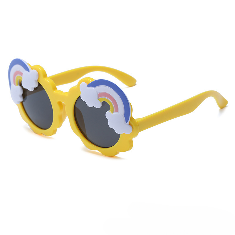 Wholesale PC Cute Rainbow Anti-ultraviolet Children Sunglasses