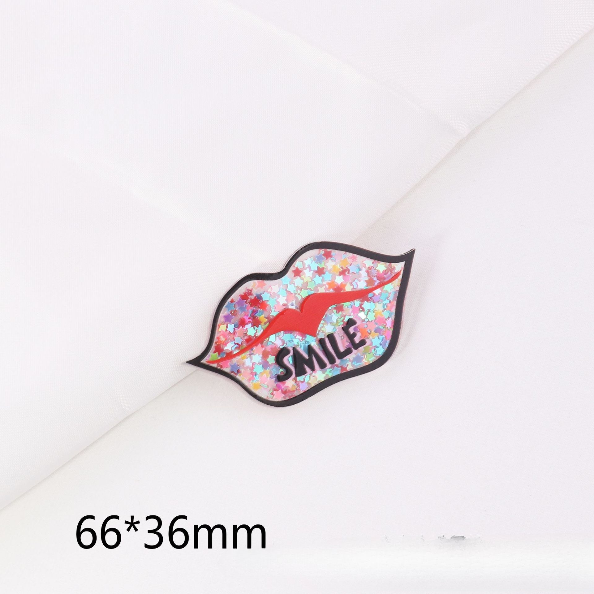 Wholesale 10PCS FlatBack Medical Clothes Quicksand Acrylic Bag Pin Patch DIY Accessories