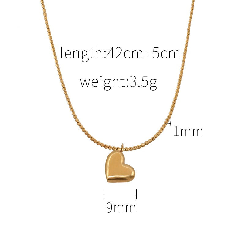 Wholesale Love Necklace, Niche Design Titanium Steel Necklaces