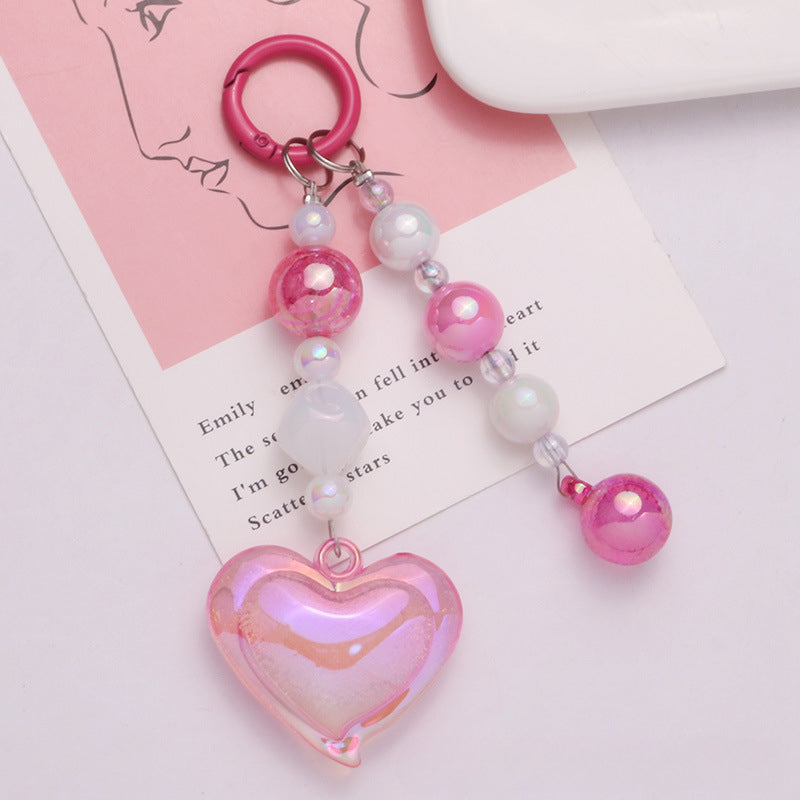 Wholesale Acrylic Bubble Love Keychain
