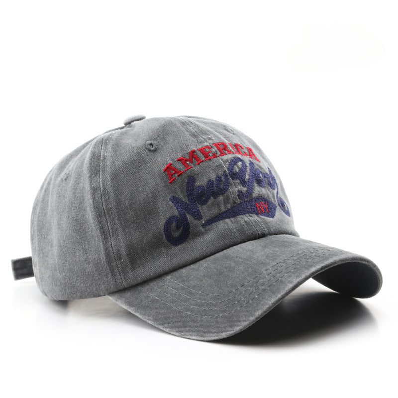 Capilla de béisbol de bordado de letra de algodón al por mayor