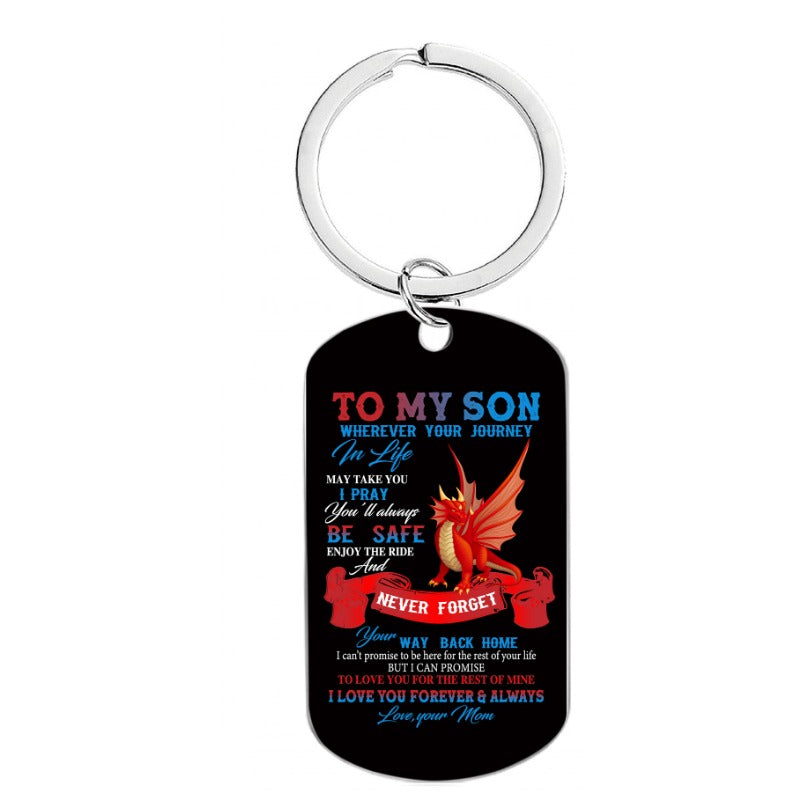 Wholesale Metal Engraved Color Printed Keychains