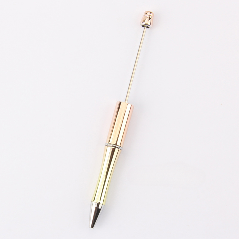 Wholesale 10pcs Plastic Gradient Beaded Ballpoint Pen