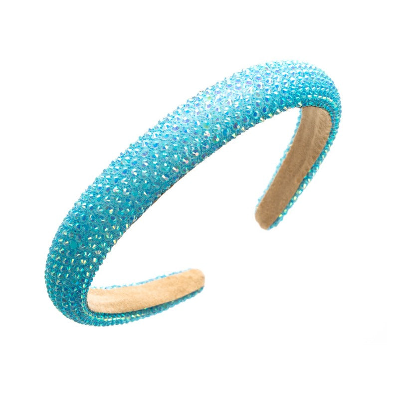 Wholesale Simple and Fashionable Temperament Full Diamond Fine Edge Headband